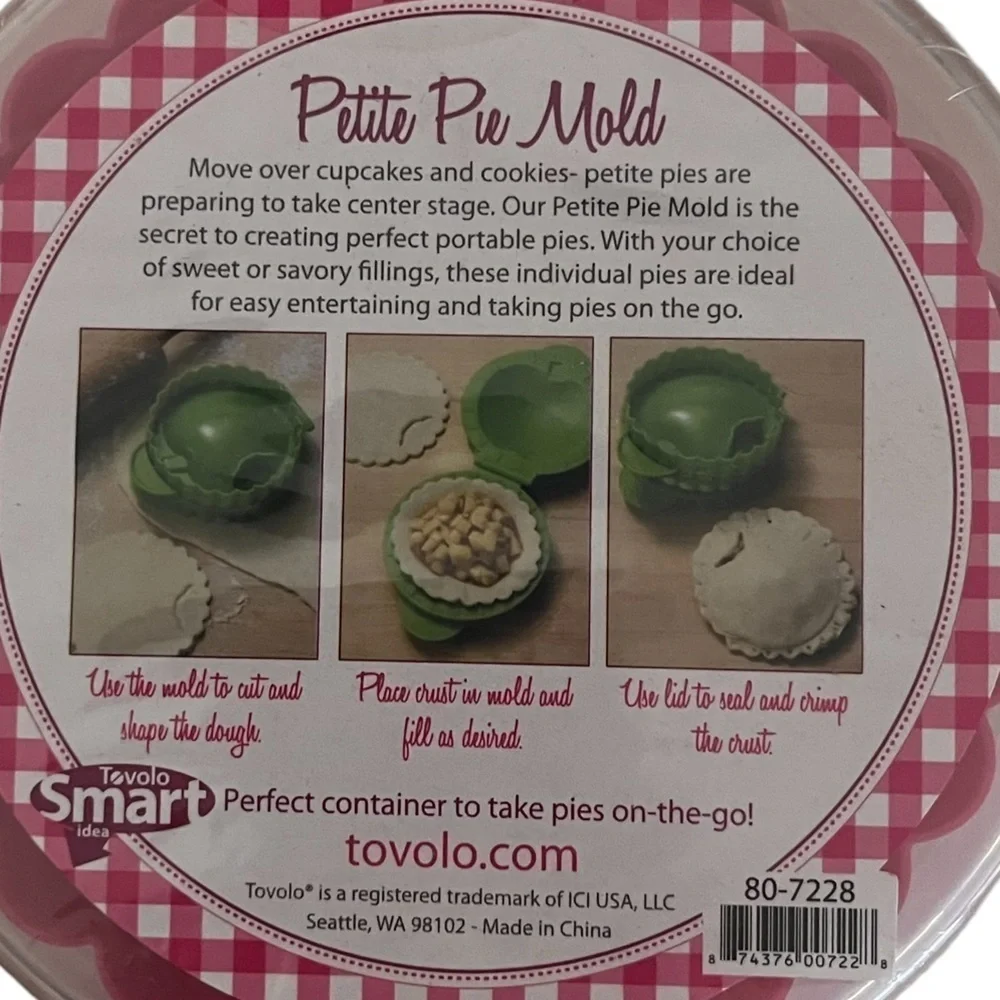Tovolo Smart Petite Pie Mold with Heart Cutout